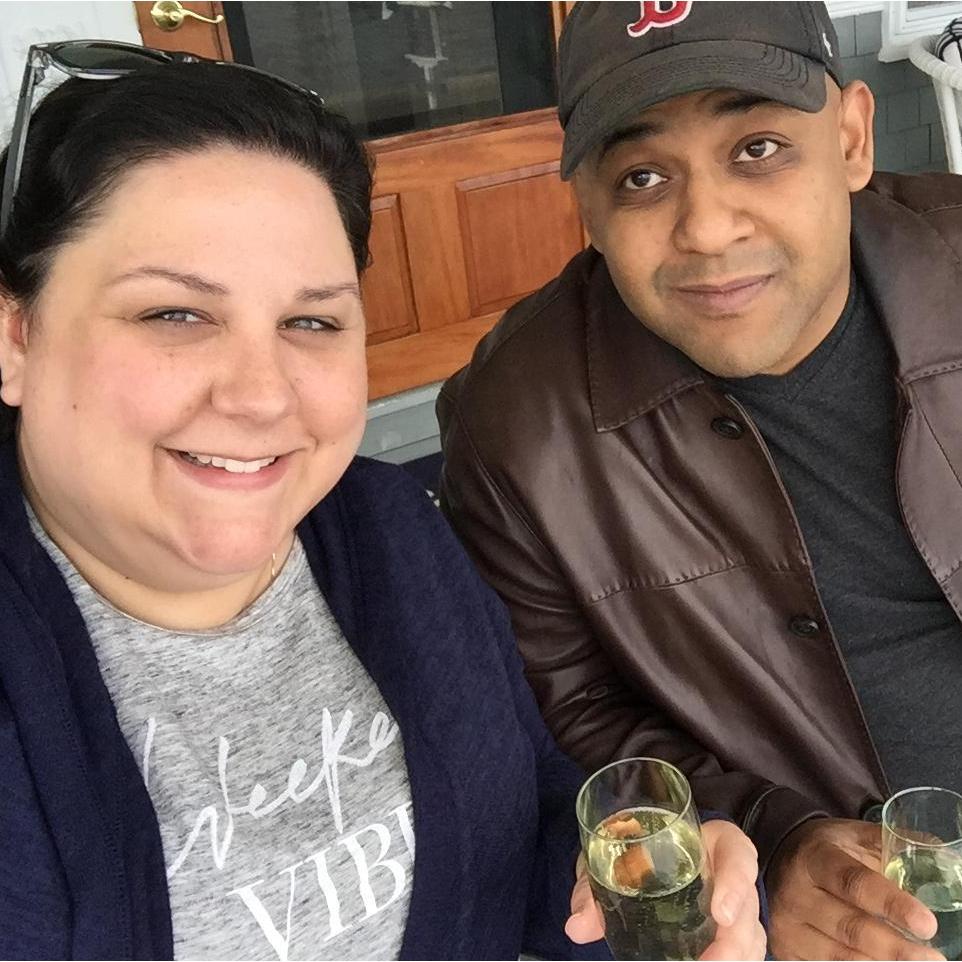 Champagne toast on our first trip to Maine and first weekend away at our favorite spot, Cape Arundel Inn.