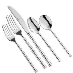 Acopa Heika 18/10 Stainless Steel Extra Heavy Weight Flatware Set with Service for 12 - 60/Pack