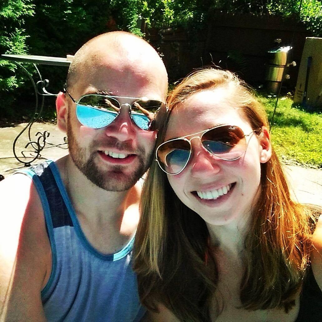 One of our first pictures together as a couple :)