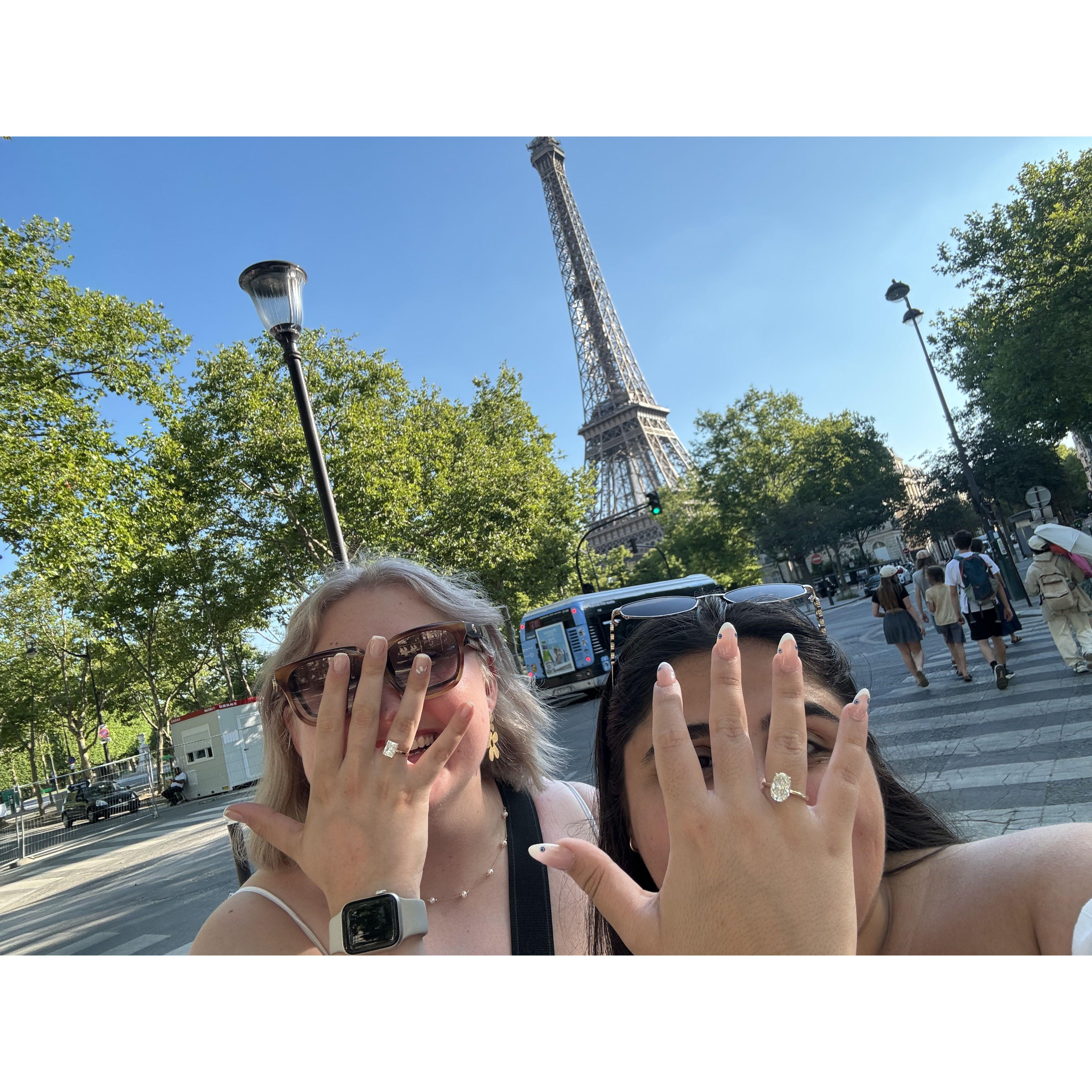 We said "Oui Oui" in Paris!