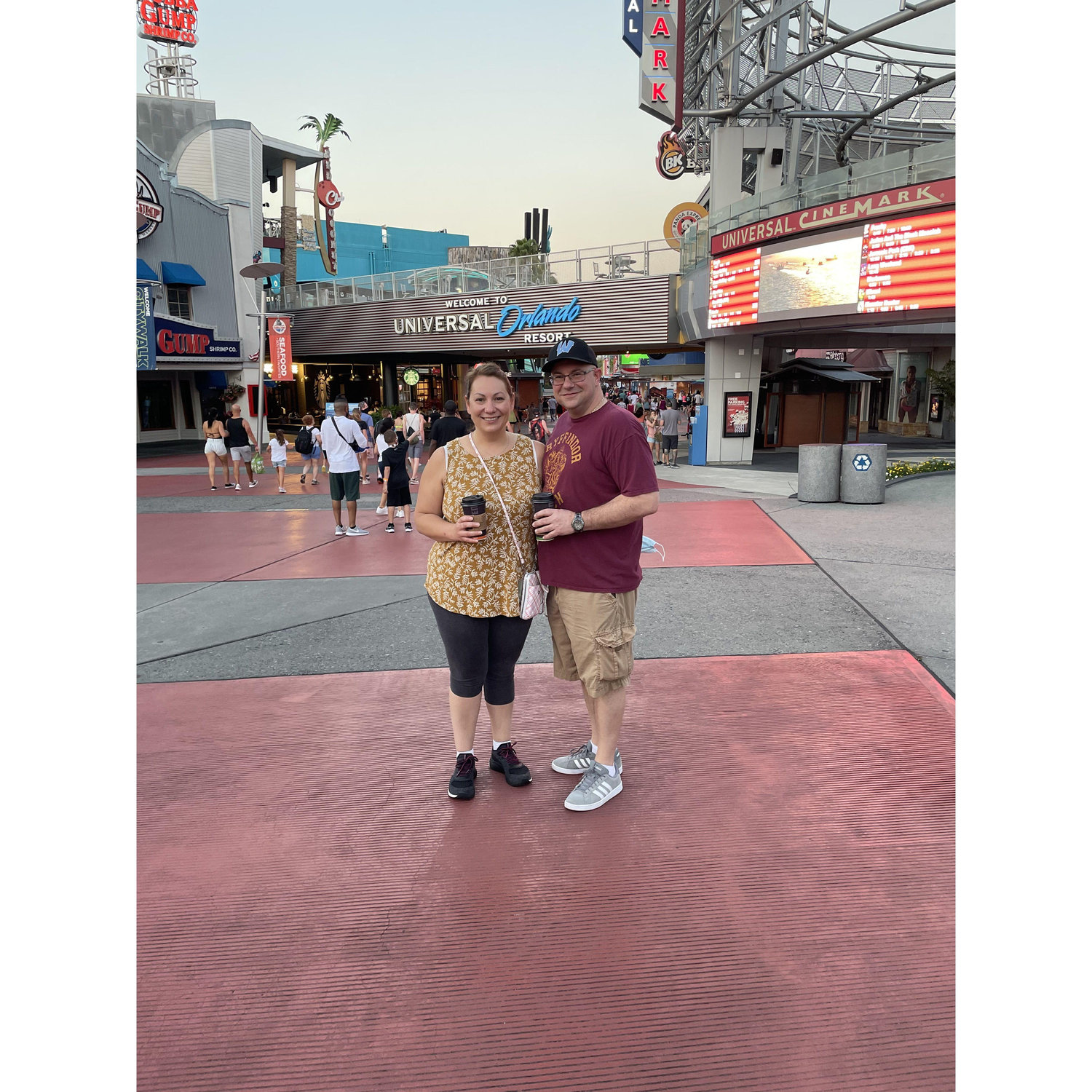 We took all the kids to Disney and Universal for spring break.