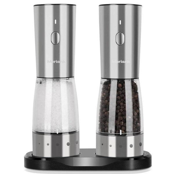 Electric Salt and Pepper Grinder Set