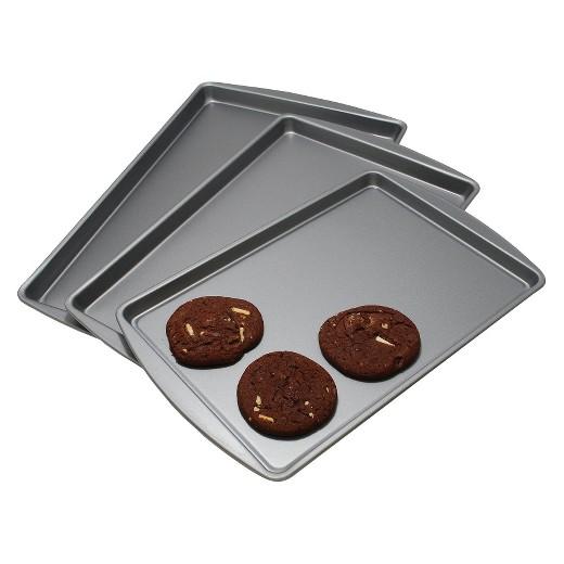 OvenStuff Non-Stick Set of Three Cookie Pans