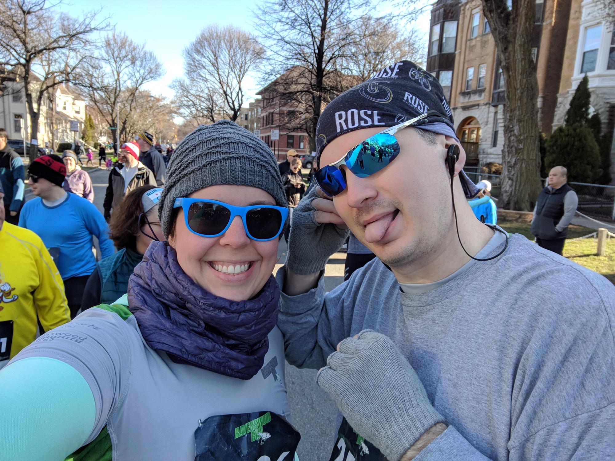 Ravenswood 5K. Before. It was early.