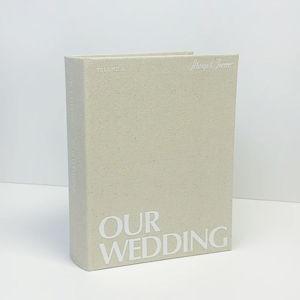 Wedding Photo Album in Classic Linen
