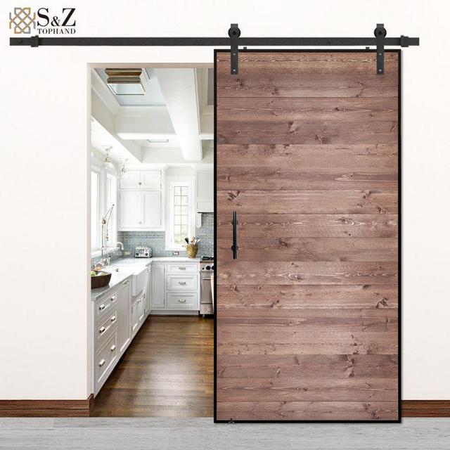 Wood Barn Door with Installation Hardware Kit