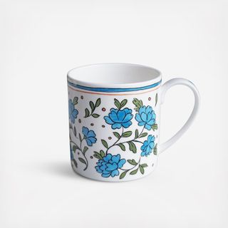Heritage Bachelor Button Blooming Coffee Mug