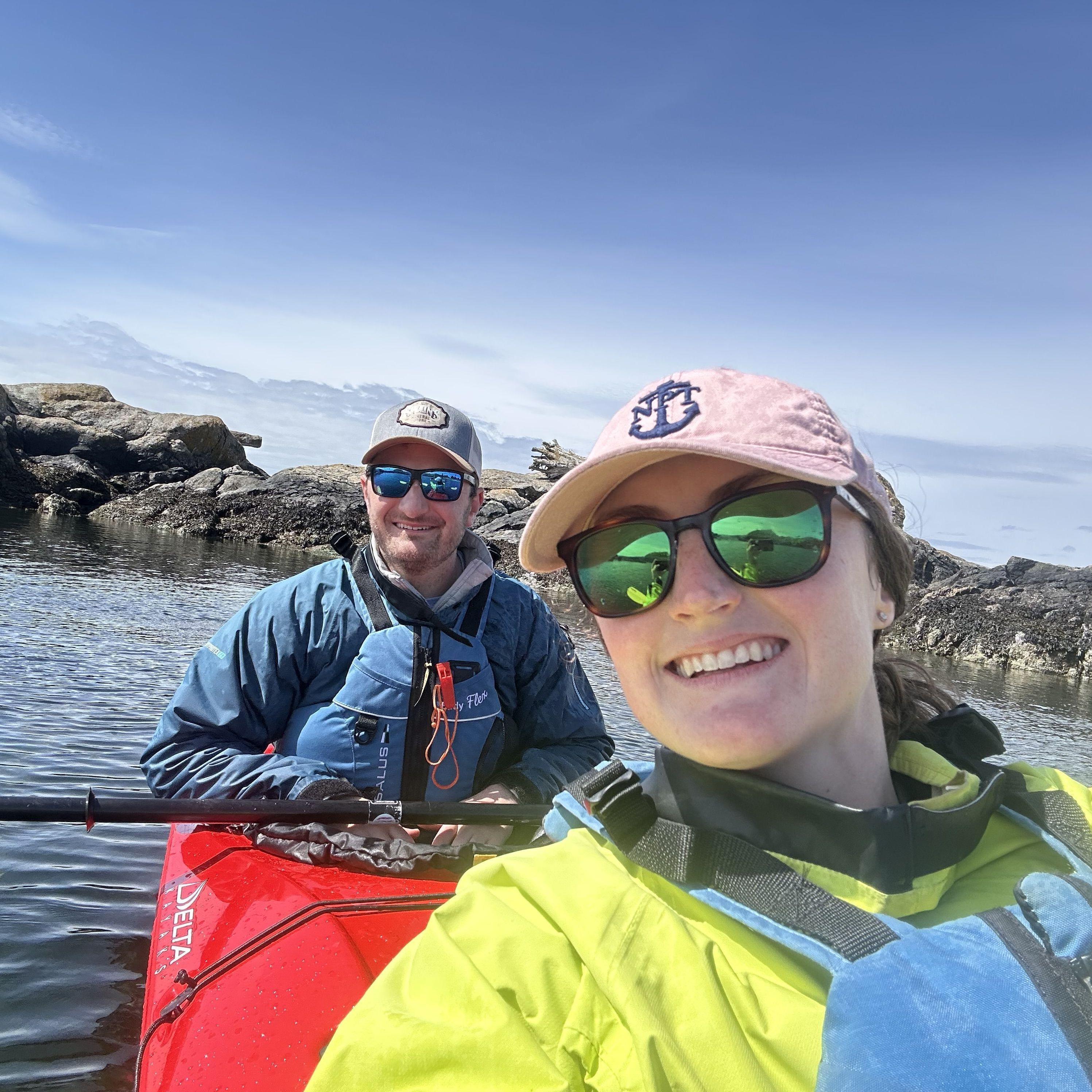 Sea kayaking in Victoria, BC