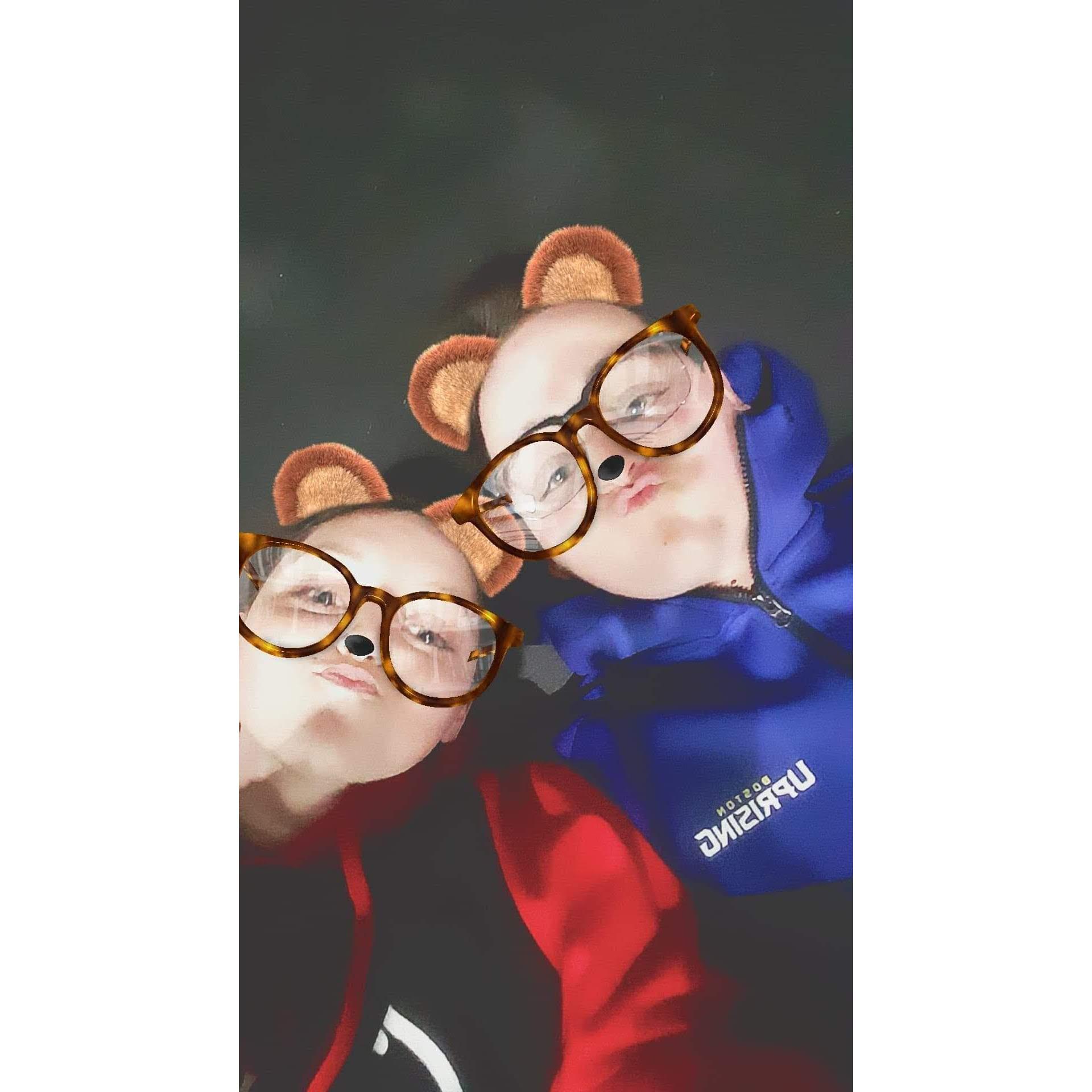 This is our very first photo together!