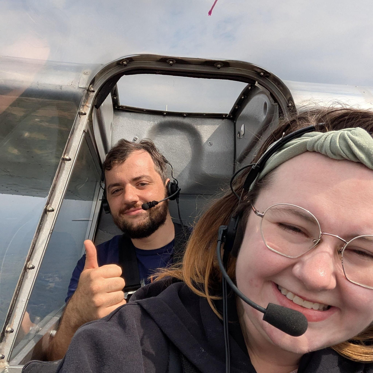 Summer 2025: Some say it's scary to go through life flying without an engine. With Antonio your taught that they just call it gliding. Chloe learns to enjoy a decent if Antonio is behind them.