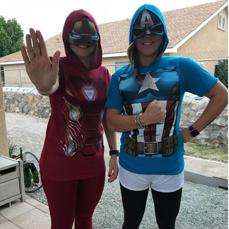 Captain America and Iron Man on duty