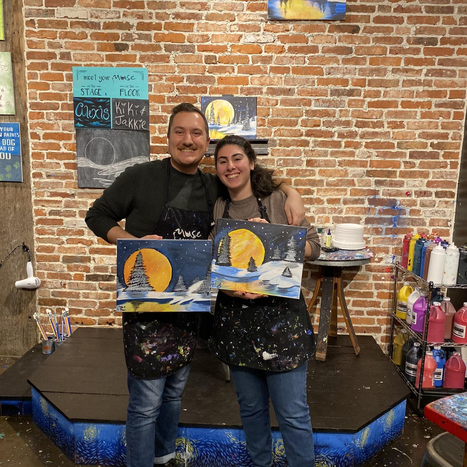 Paint n Sip @ Muse Paintbar, Garden City