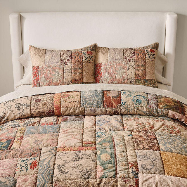 Valentina Rosewood Quilt, Multi, King/Cal. King