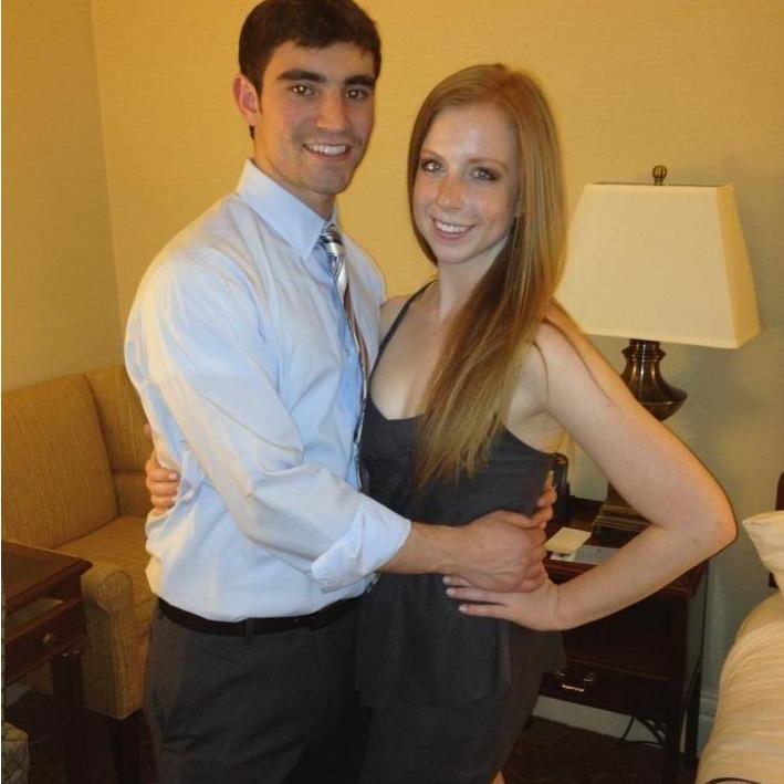 Our first unofficial date. 
Sigma Nu Formal, 2012, Louisville, KY