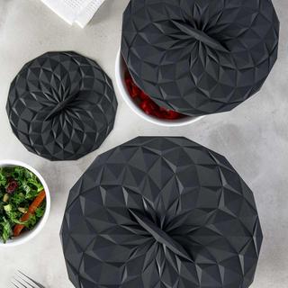 3-Piece Round Silicone Storage Lid Set