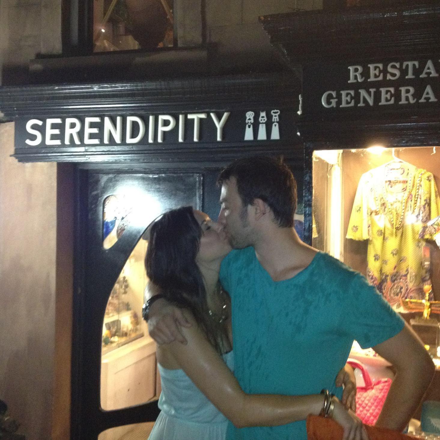 The site of one of Courtney's favorite movies, Serendipity, where they shared one of the most romantic kisses in the rain.
