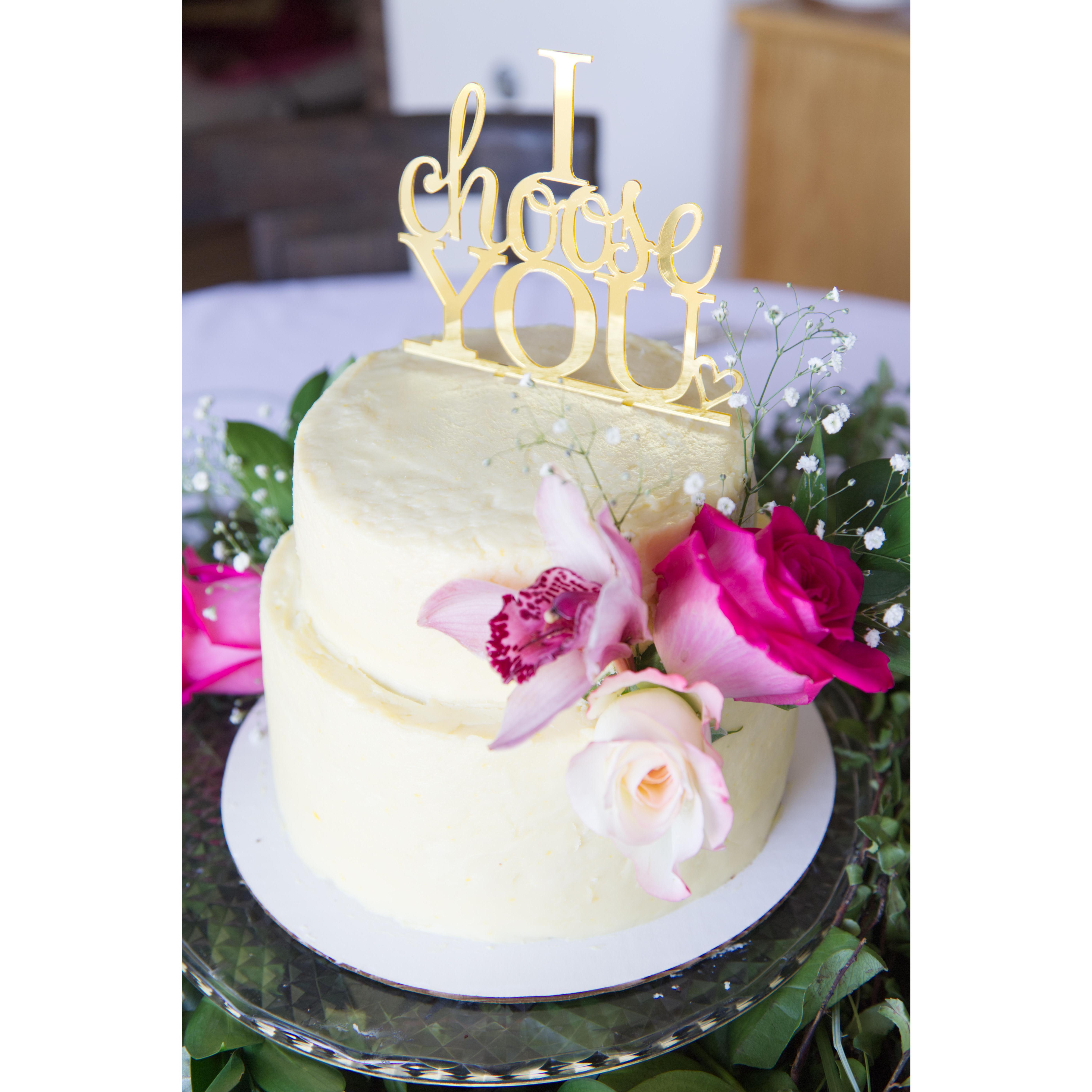 Wedding cake made by Ammarah with the help of her sister in laws
