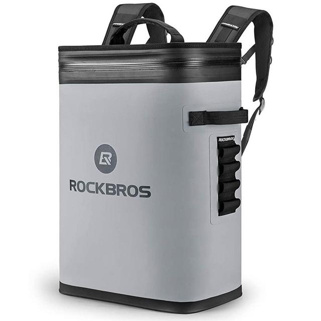 ROCK BROS Backpack Cooler Leak-Proof Soft Sided Cooler Waterproof Insulated Backpack Cooler Bag 36 Can Soft Cooler for Camping, Fishing, Party, Outdoor Adventure, Picnic