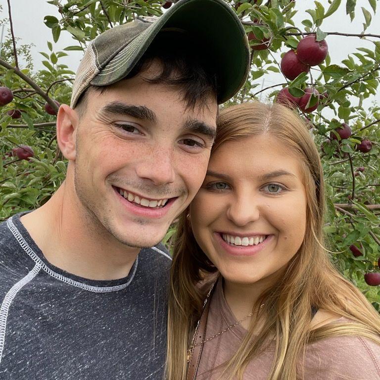 Apple picking in Door County while Kent was home on leave from the Army.