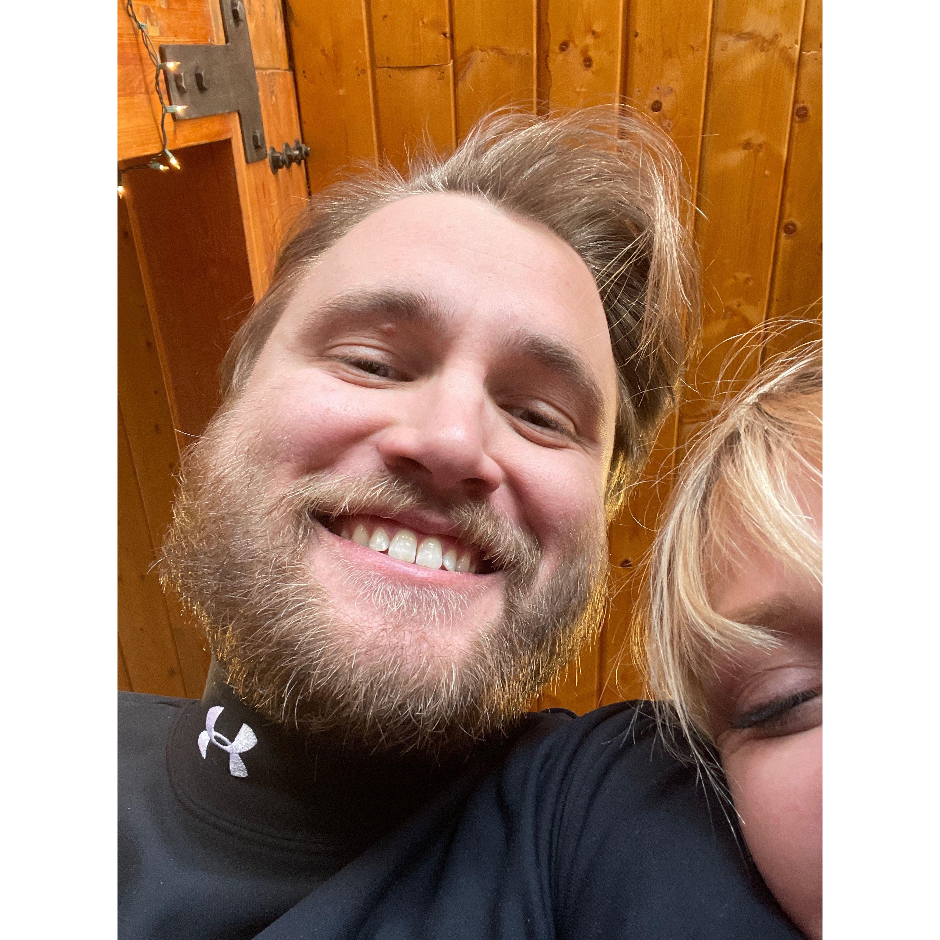 Courtney Wanted a Profile picture for Brett's Contact picture taken on First Date