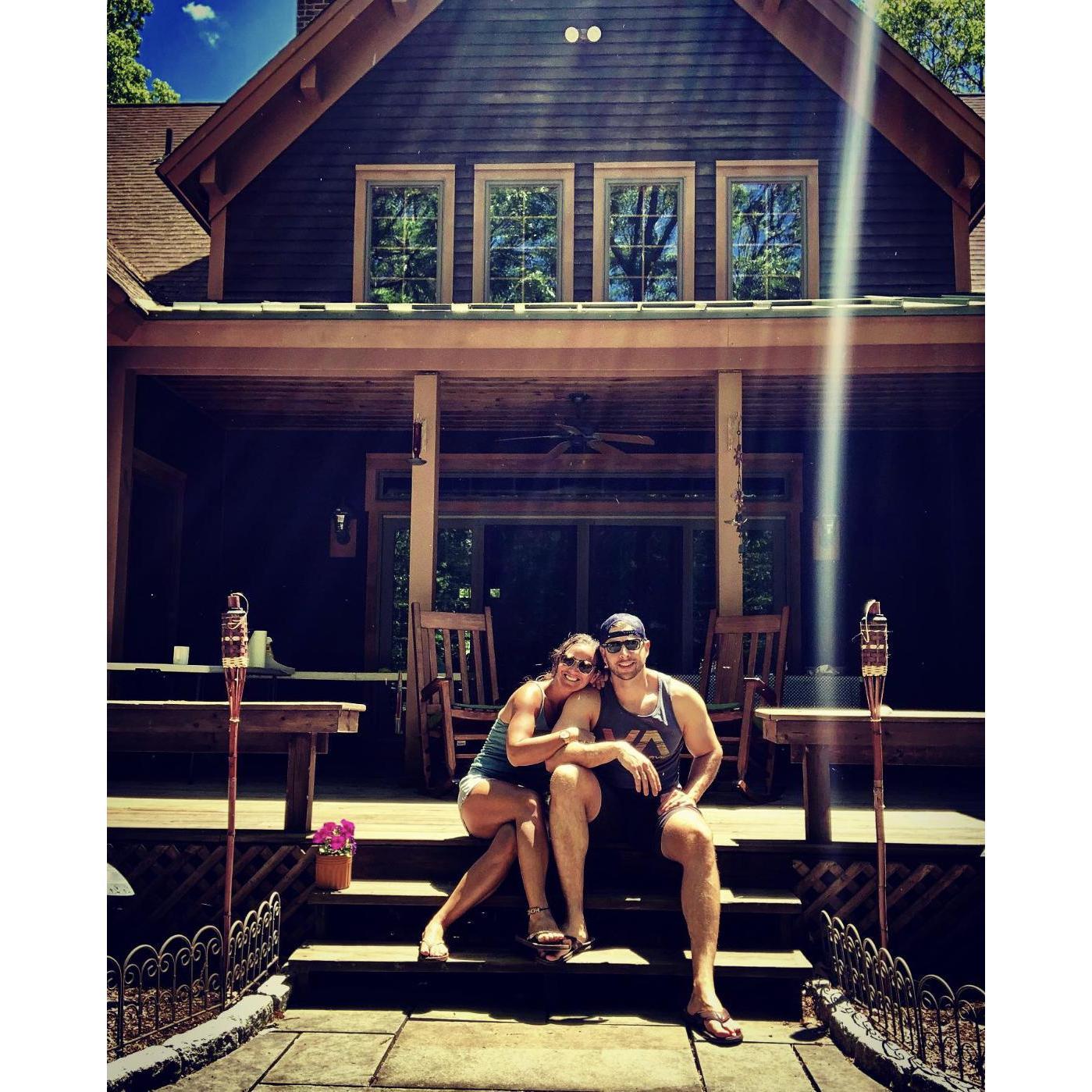 Our first home together, May 2019