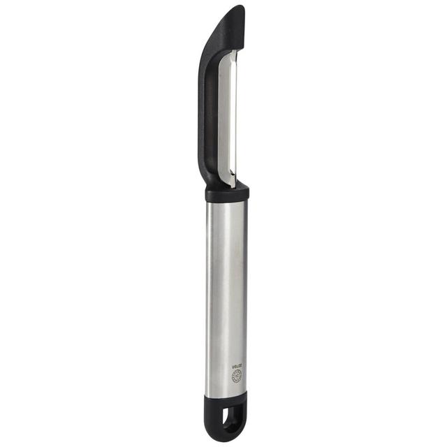 GoodCook Ready Swivel Peeler: Stainless Steel Vegetable, Carrot & Potato Peeler, Dishwasher-Safe, Black Handle
