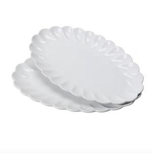 BIA Cordon Bleu Petal Collection Oval Serving Platter, Set of 2