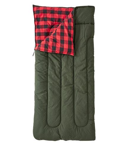 L.L.Bean Flannel Lined Camp Sleeping Bag, 20°