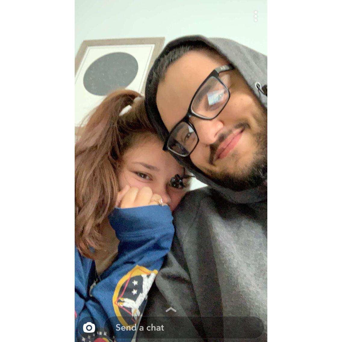 He wanted a picture of us together and I didn't want my picture taken.