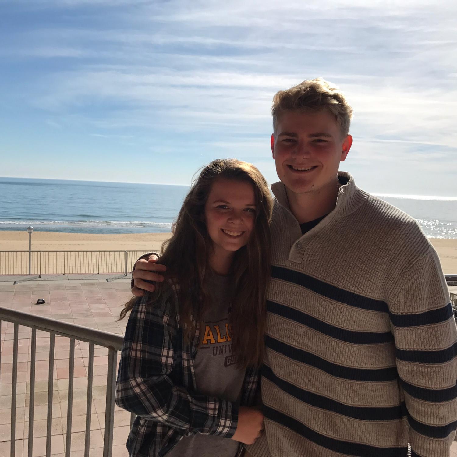 Our first trip to Ocean City where we celebrated Scott's Grandpas birthday with his family