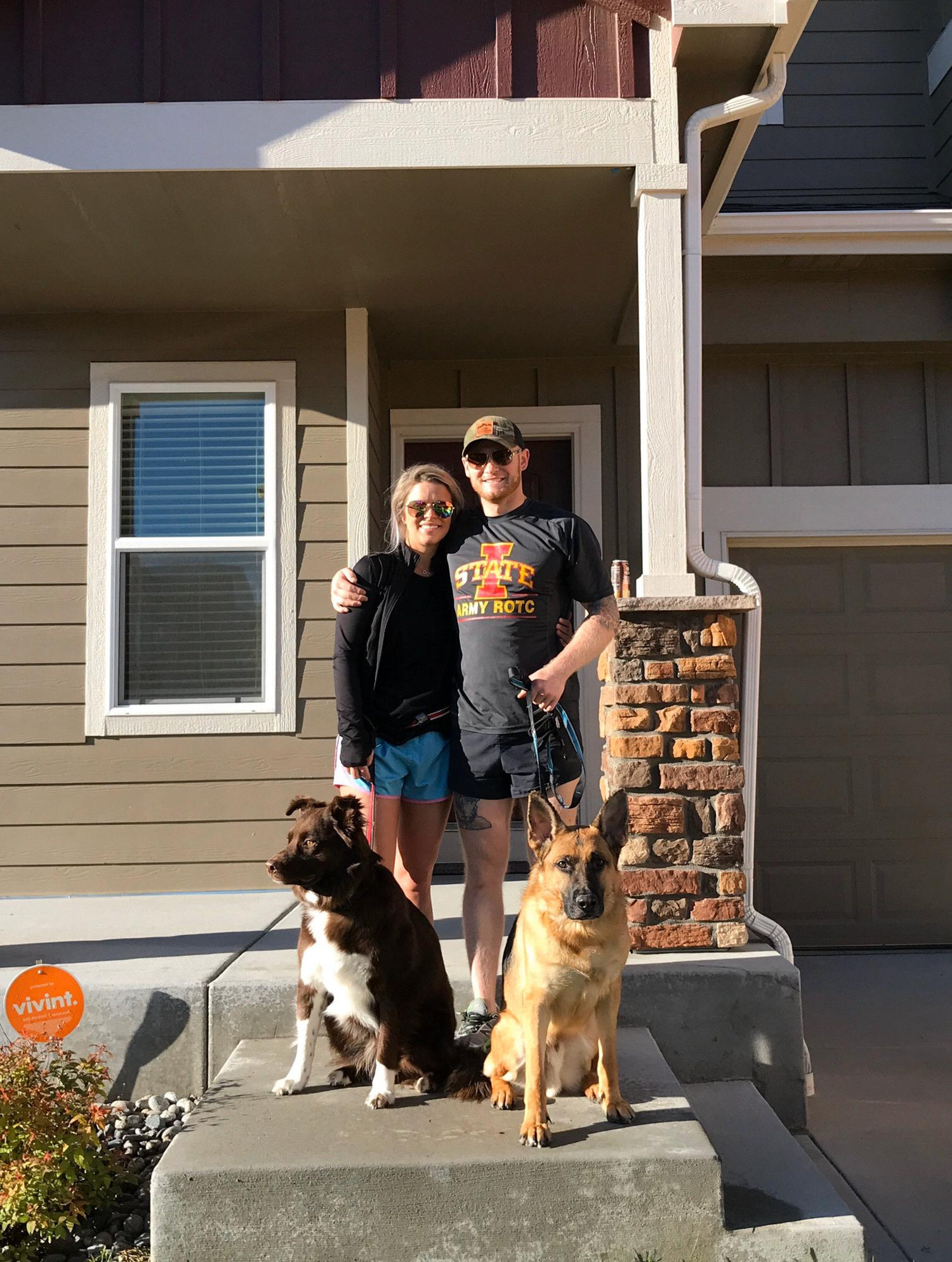 Leaving our first home together to move from Colorado Springs, Co to Columbus, GA in May 2019.