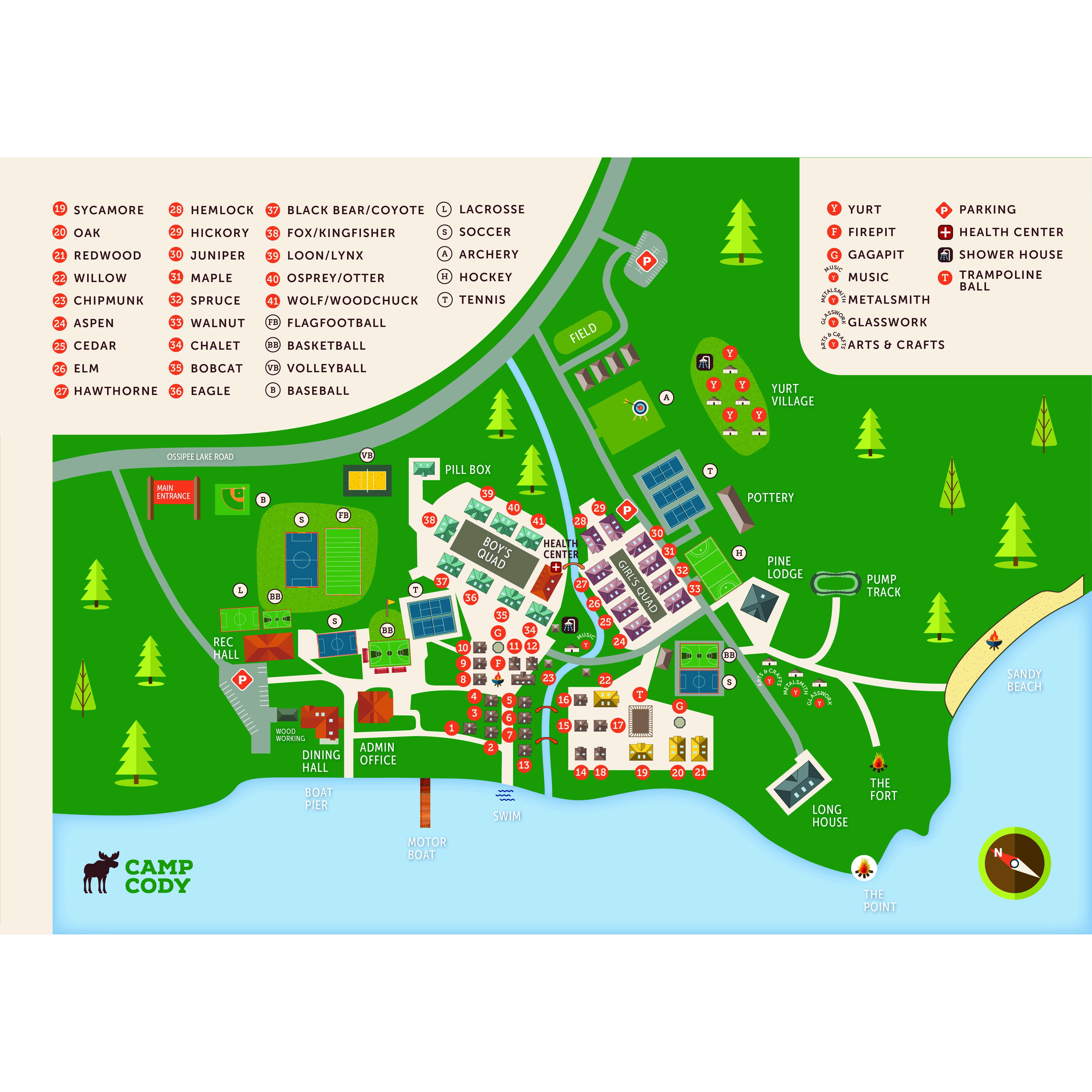 Campground map