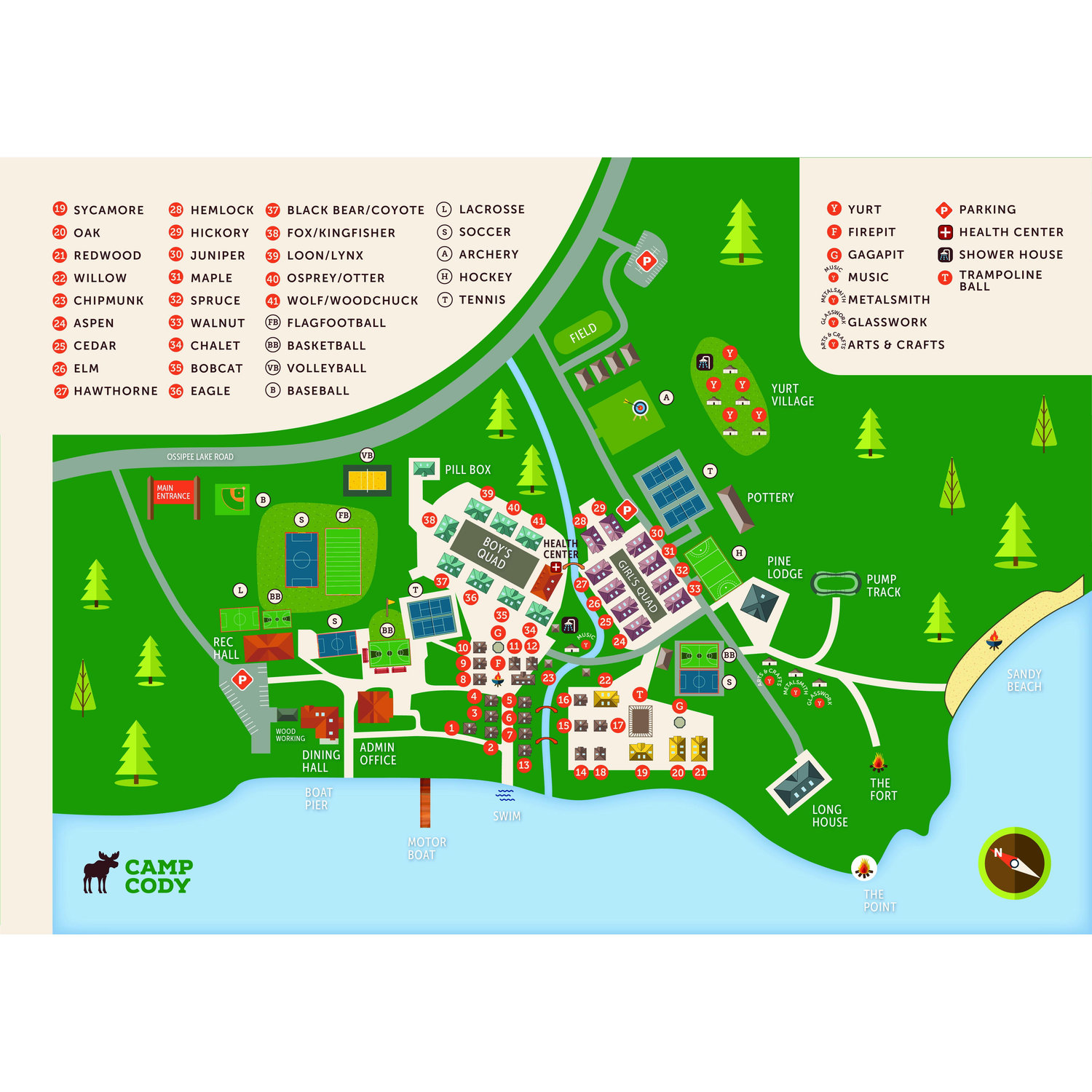 Campground map