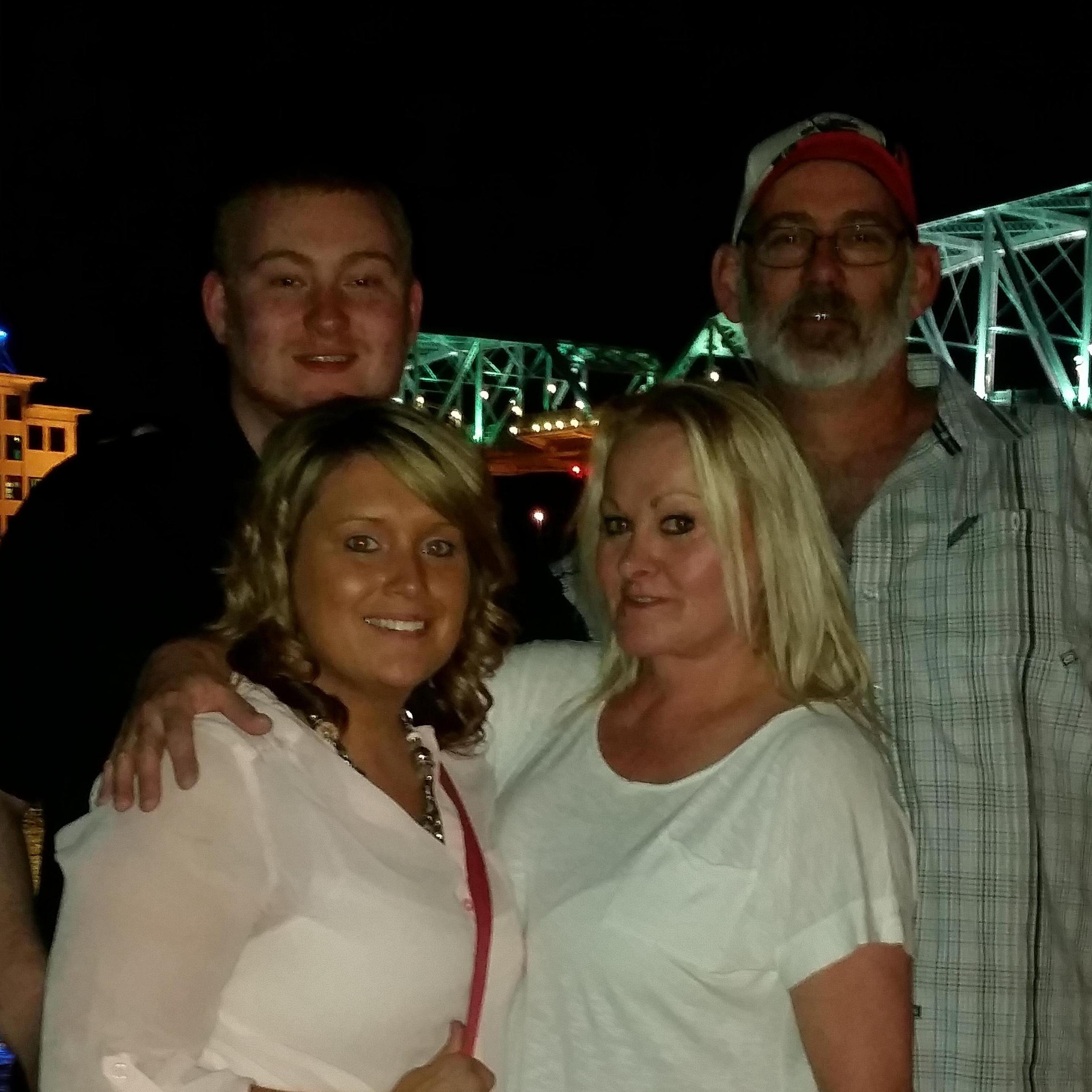 Nashville with Jeremy's parents.