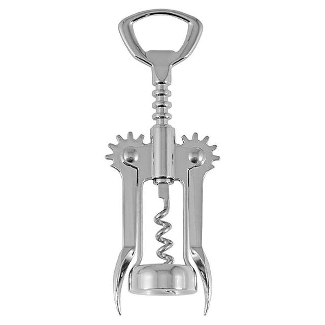 OGGI Wine Opener, Wing Corkscrew, Metal Manual Wine Bottle Opener, Multifunctional Cork Screw for Home & Waiters with Beer Bottle Opener, Durable Design