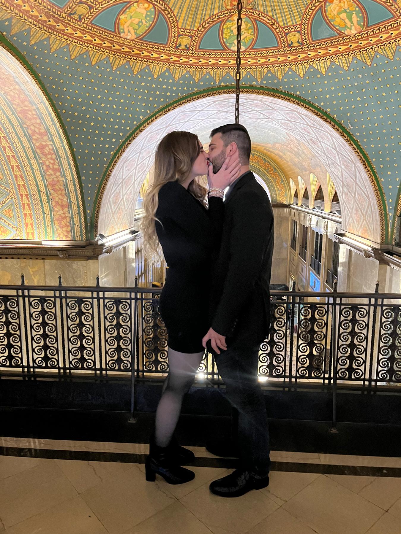 Intermission at Hamilton. She said “yes!!”
11-26-2022