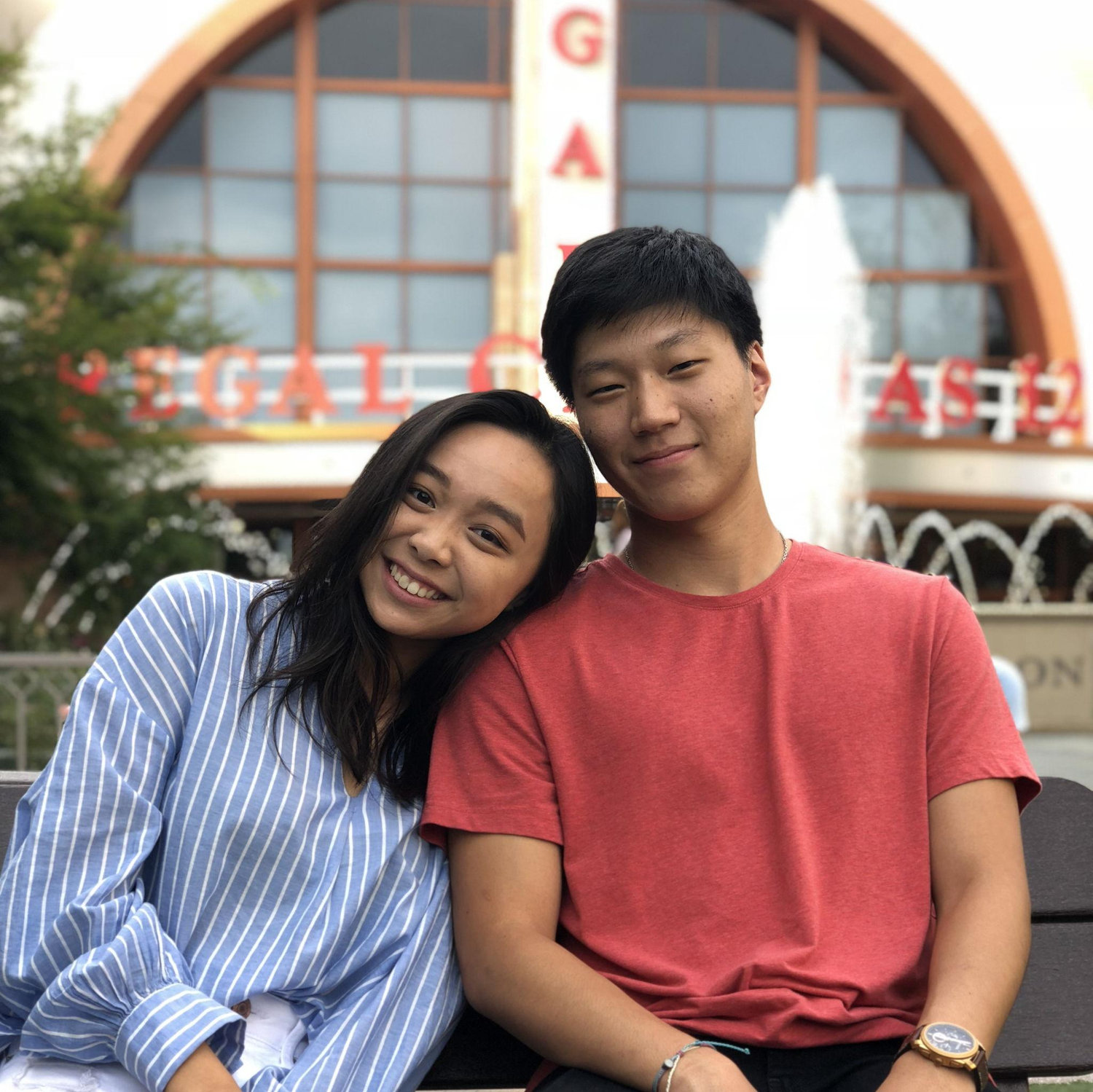 Very early photo of us dating!