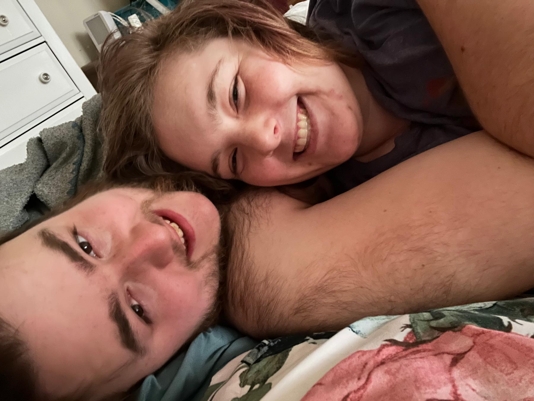 Our first selfie together 🤍