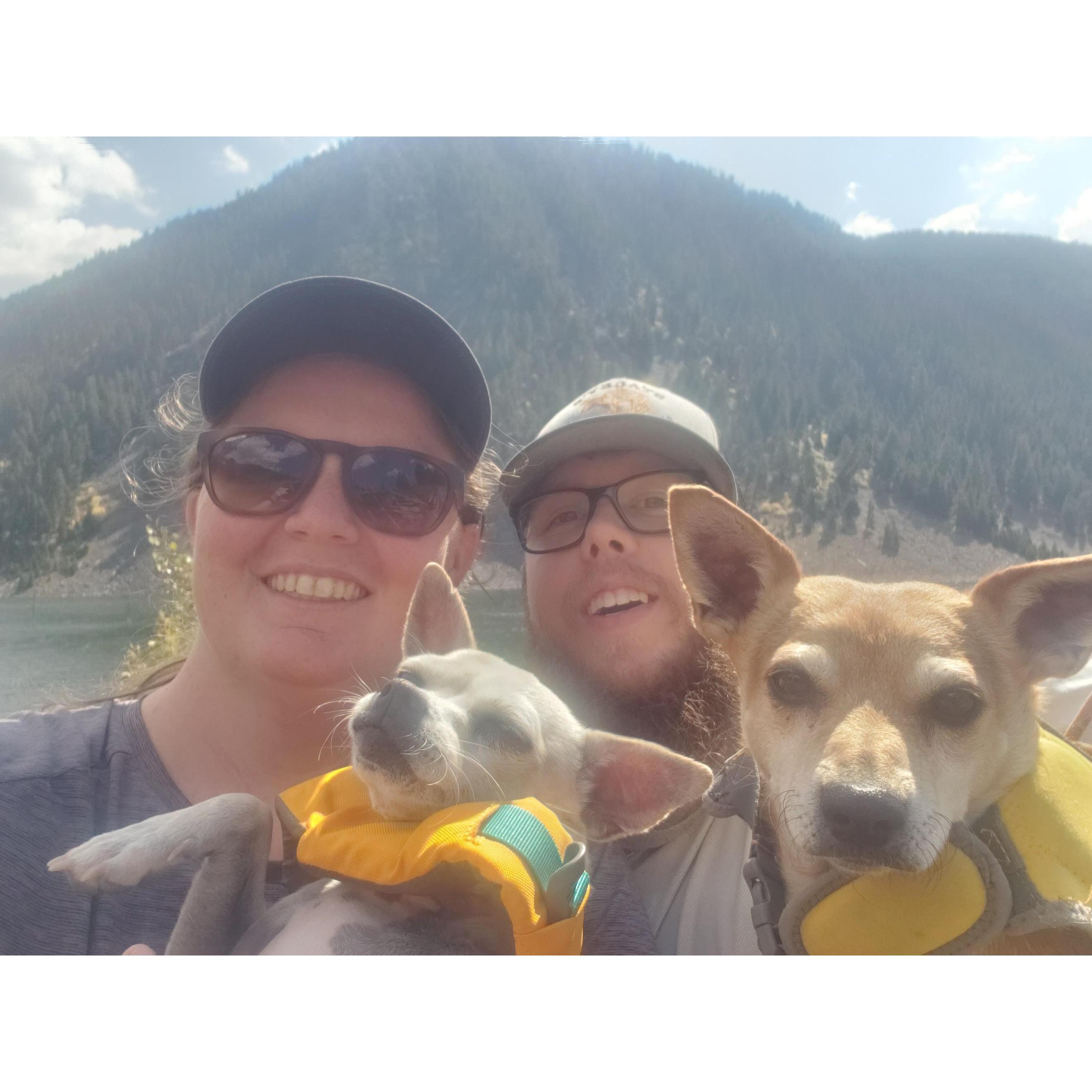 Paddling with the pups