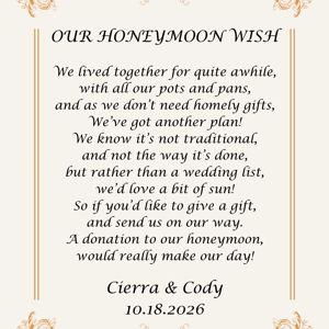 Honeymoon Fund