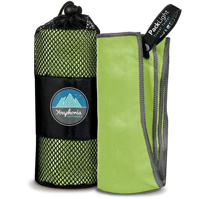 Youphoria Outdoors Microfiber Camping Towel Fast Drying Lightweight - Quick Dry Travel Towel & Sport Towel - 3 Size Options