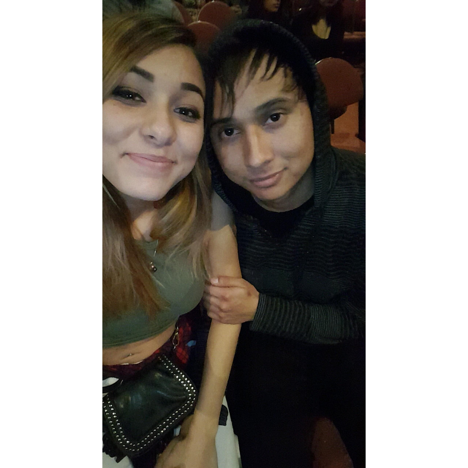 One of the many concerts we've been too together.