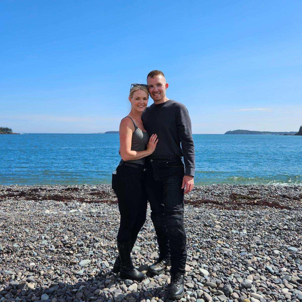 Jasper Beach, ME- motorcycling trip