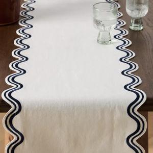 Madeline Embroidered Table Runner
