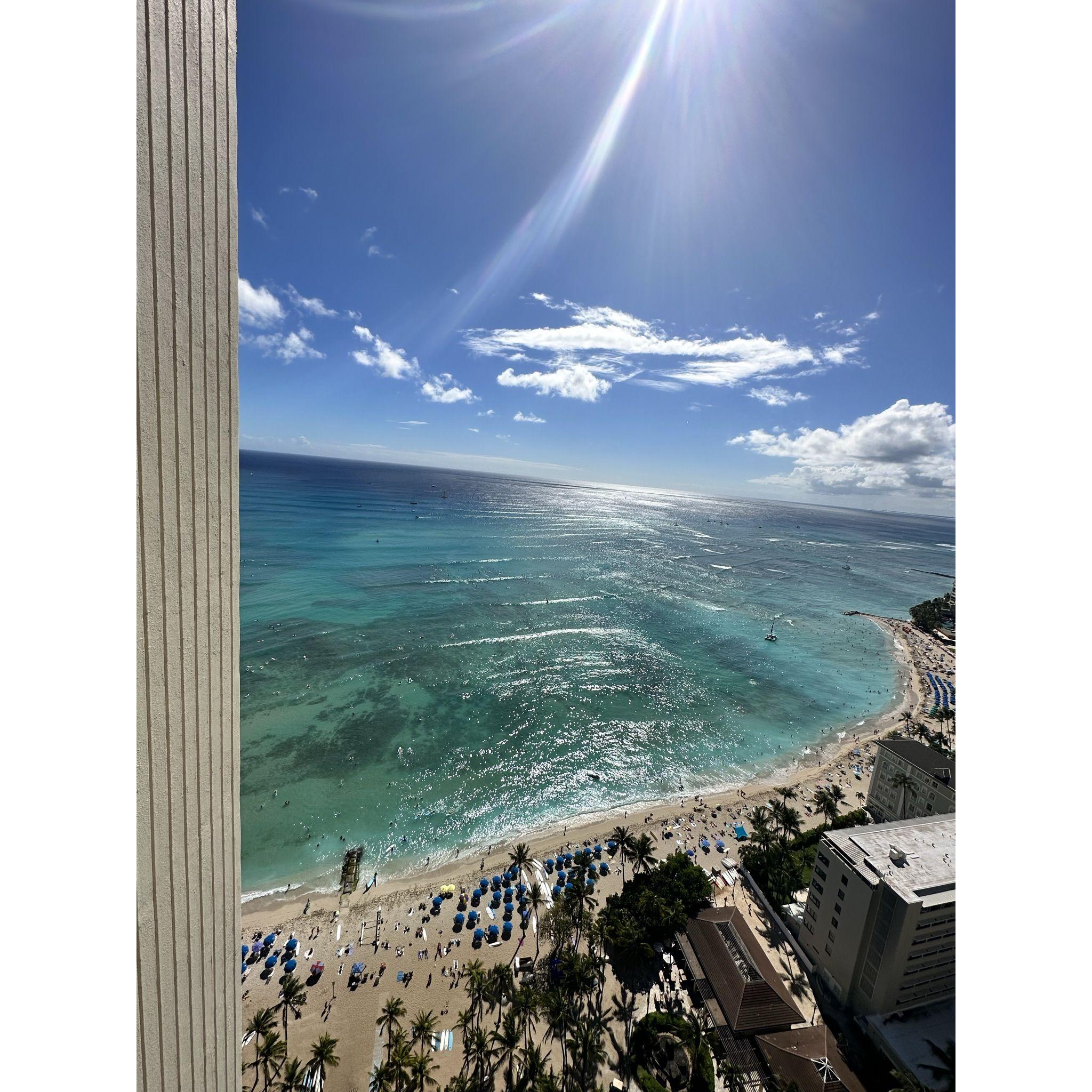 One morning in Hawaii
