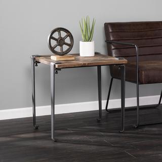 Talvern Square Reclaimed Wood End Table