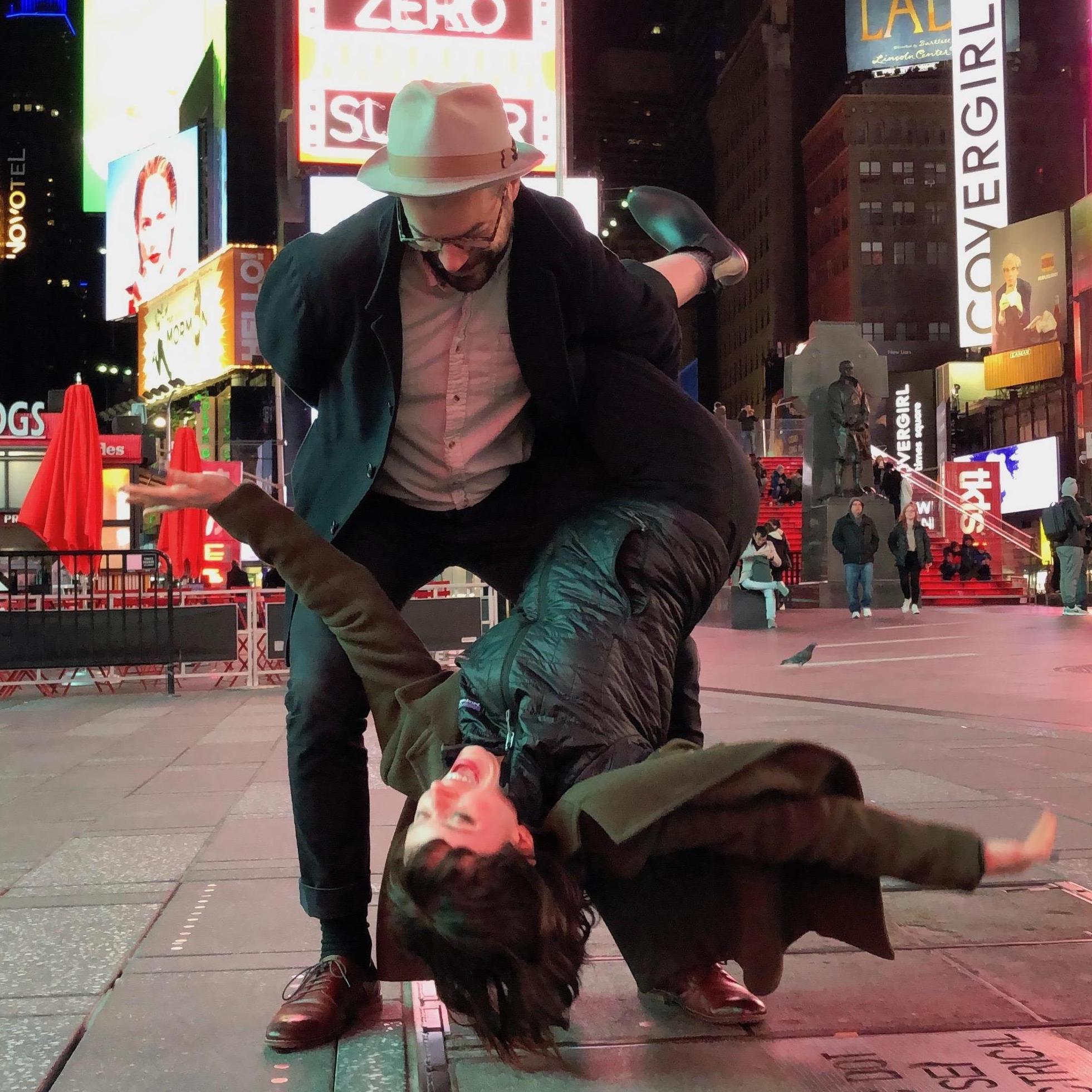 Dancing in Time Square