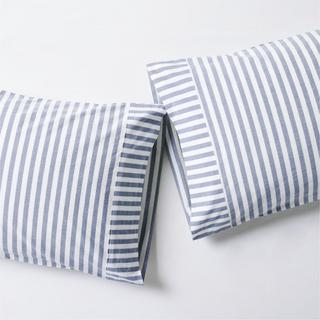 Oxford Shirting Organic Cotton Pillowcase, Set of 2