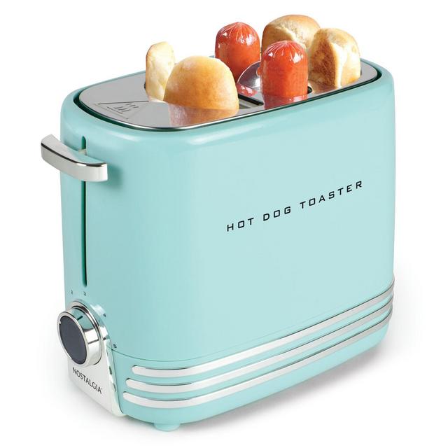 Nostalgia™ 2-Slot Hot Dog Toaster in Aqua