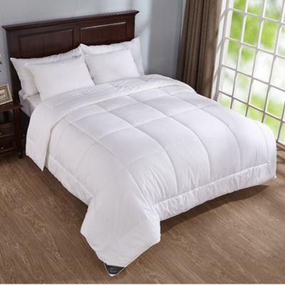 Puredown 400-Thread-Count Down Alternative Year Round Full/Queen Comforter in White